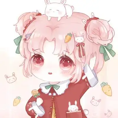 可爱女生头像卡通呆萌q版