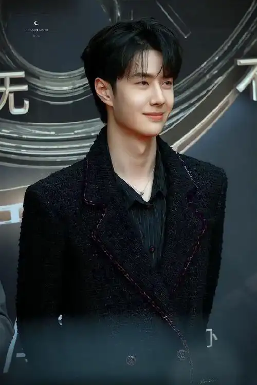 王一博染回黑发了