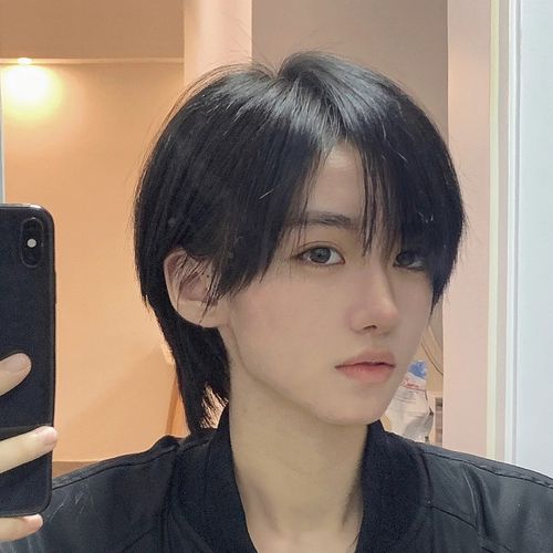 假发女鲻鱼头超酷狼尾潮流男士短直发日系武士头帅时尚气质全头套