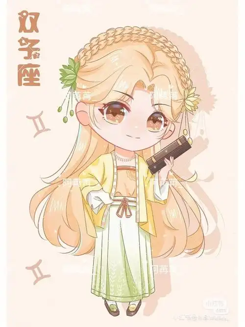 画师指路@阿苒苒_#手绘临摹  #十二星座  #动漫  #临摹