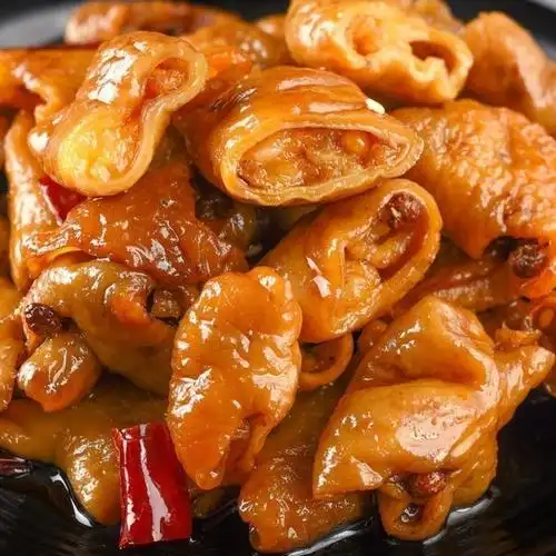 五香卤味猪大肠新鲜去油全熟猪大肠开袋即食农家特产批发免洗熟食