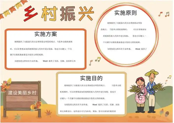 乡村振兴手抄报小报doc