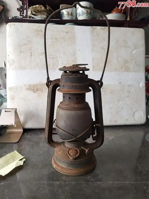 古代古董古玩民俗老款式物件二手怀旧民国马灯桅灯手提灯蝴蝶牌煤油灯