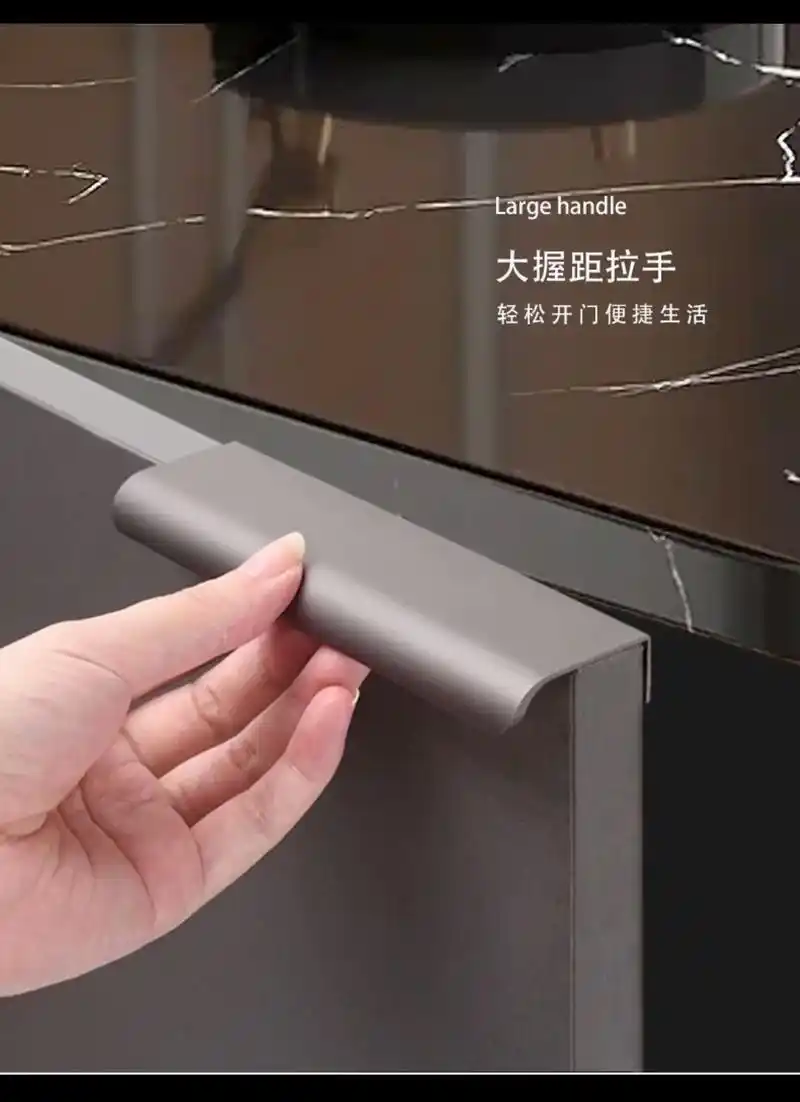高端衣柜门拉手:太空灰,黑,白三色,厚度 - 抖音