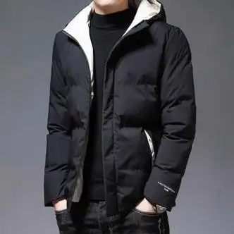 优衣库加厚休闲棉服棉衣男士秋冬季外套新款保暖潮流男冬天棉袄冬黑色