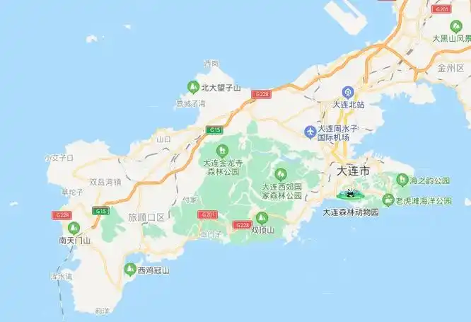 大连地图全图高清版
