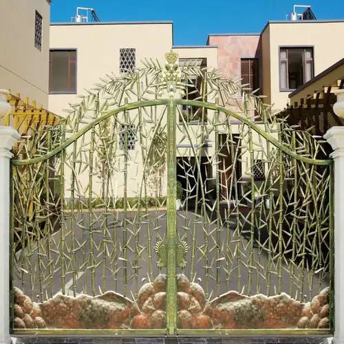 传承锻造工艺别墅入户门庭院门阳台护栏经热镀锌处理n年不锈