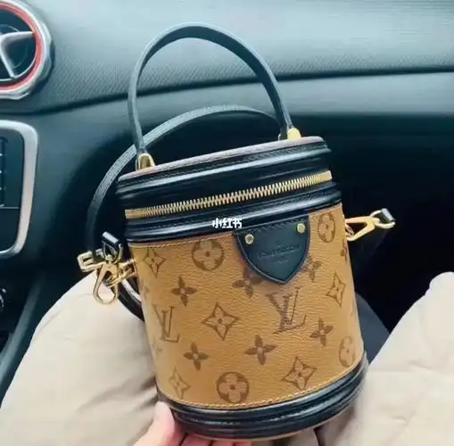 lv拼色老花发财桶00水桶包圆筒