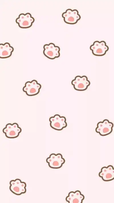 手机壁纸 平铺猫爪 可爱萌物