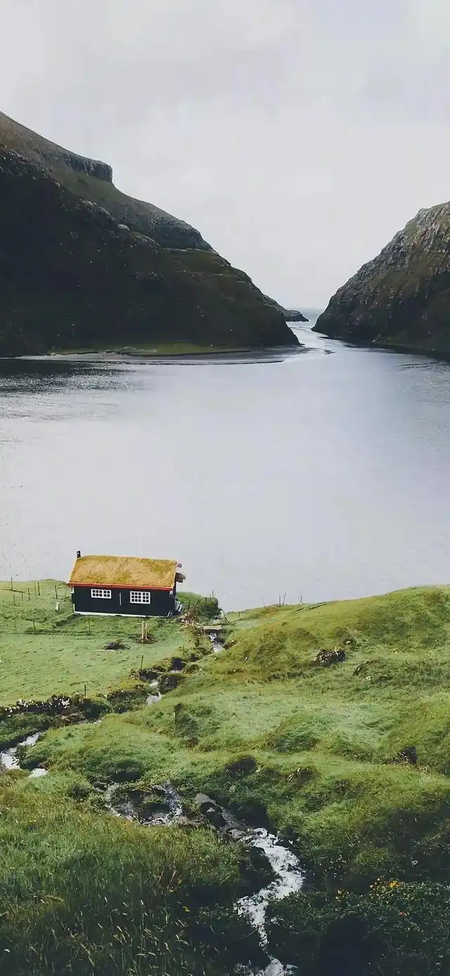 乡村田园风光全面屏手机壁纸