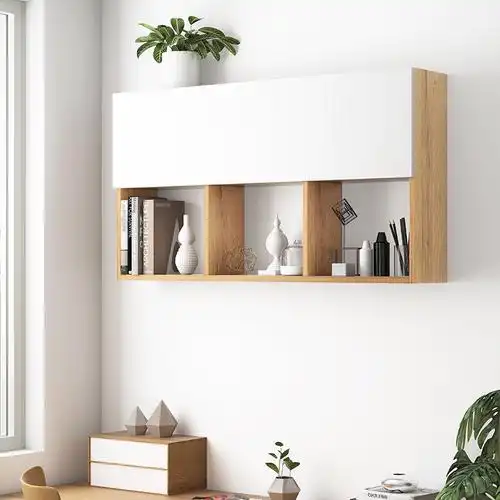 创意墙上书架收纳柜学生小房子卧室挂