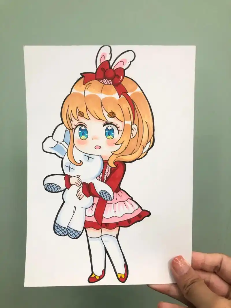 第64幅|初级动漫女生人物(附步骤图)