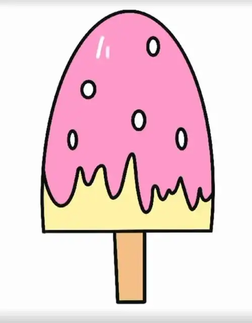 好看简单的雪糕简笔画雪糕简笔画简单又漂亮