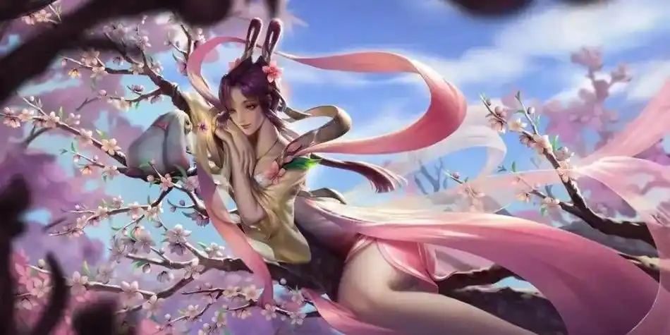 王者荣耀嫦娥卧床皮肤高清精致无水印大图