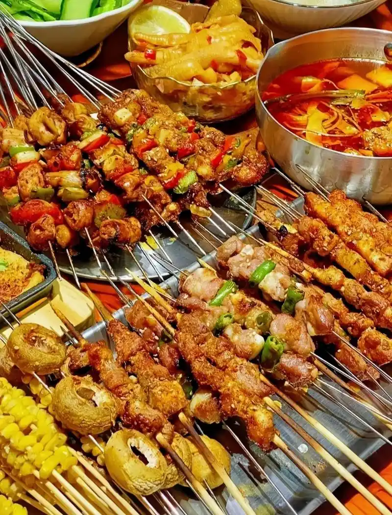 图文伙伴计划 真没忍住点深夜放毒的抖音外卖,一百多串烤串  - 抖音