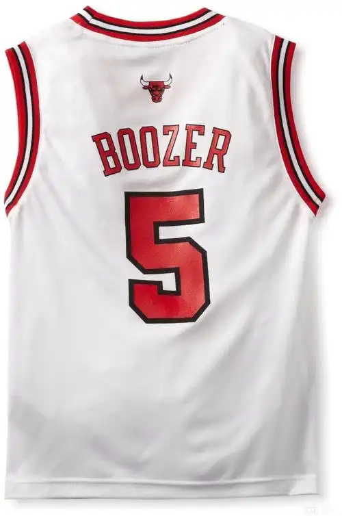 nba芝加哥公牛队卡洛斯 - 布泽尔白色大码球衣