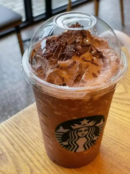 星巴克黑巧慕斯星冰乐真实体验