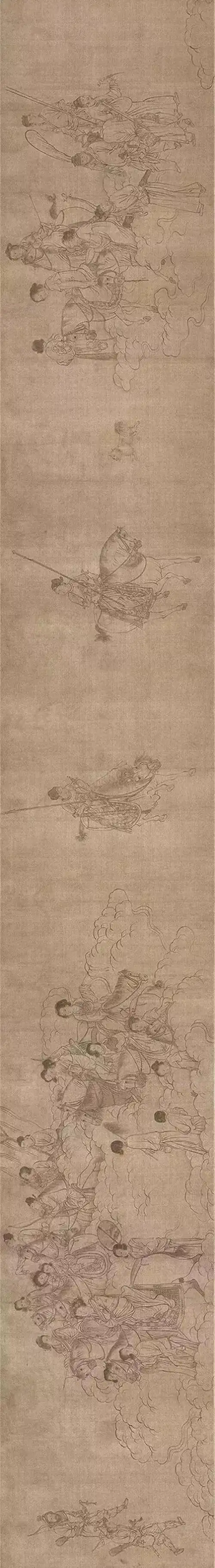 人生赢家李公麟绘天下第一白描五马图没有颜色却惊艳至今