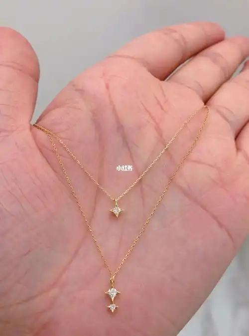 ahkahstarryheavens四芒星项链两个型号