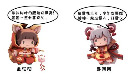 通过它们的外貌和对话,大家觉得"金柚柚"和"喜团团"可能会是什么关系