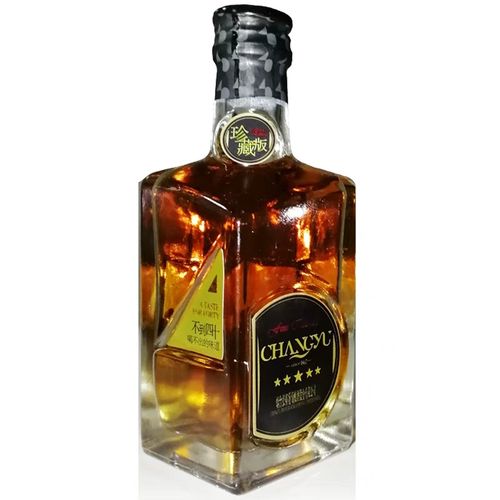 张裕珍藏五星金奖白兰地40度小酒50ml不到四十白兰地