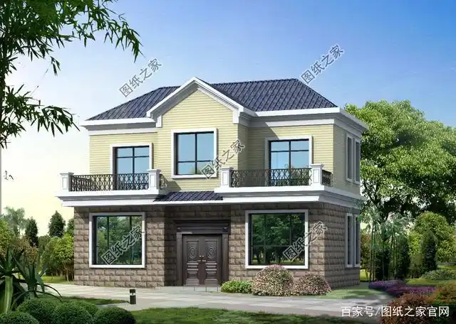 80平米农村简单房子效果图,小户型,全部送给你