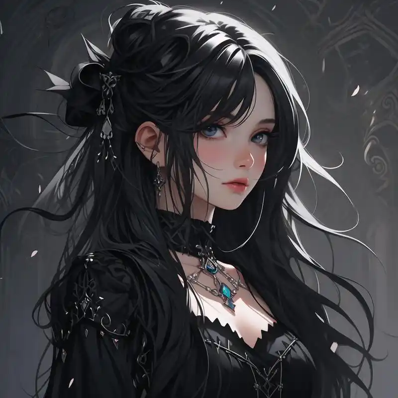 94高冷黑暗系女生头像92