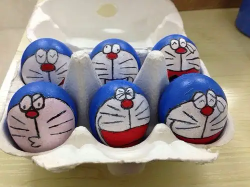 鸡蛋也疯狂:色彩斑斓绘彩蛋