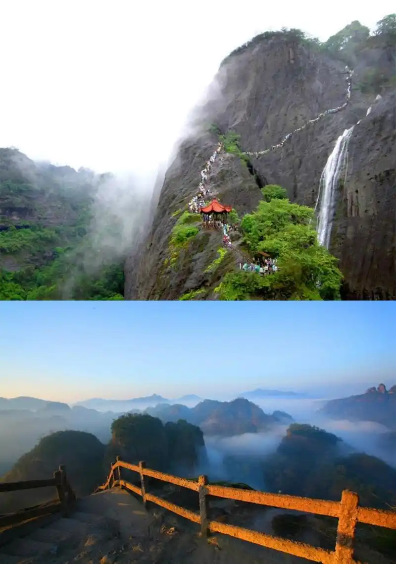 秋冬来武夷山72必打卡十大景点 72山抱着水,水吻着山.