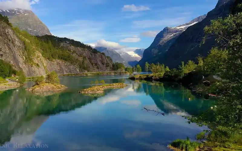 4k世界美景欧洲山与海的美景欣赏