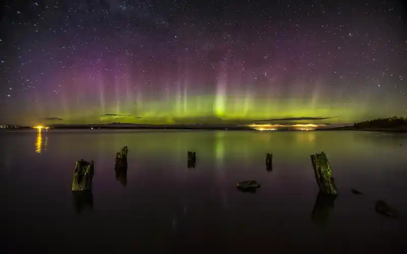 唯美极光世界高清桌面壁纸