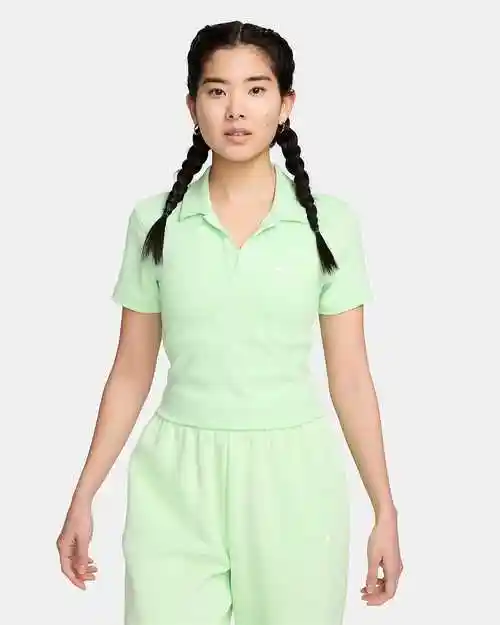 nike sportswear essential 女子短袖翻领上衣 polos短t