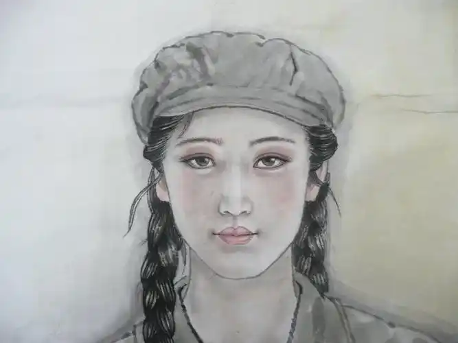 刘向荣国画人物作品