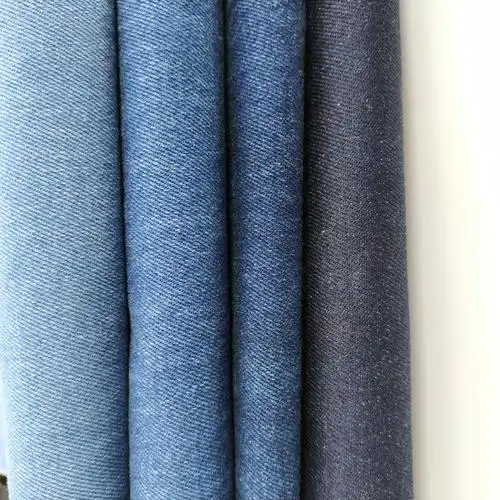 牛仔面料厂家现货供应牛仔外套厚款面料工装牛仔蓝色涤棉牛仔布料