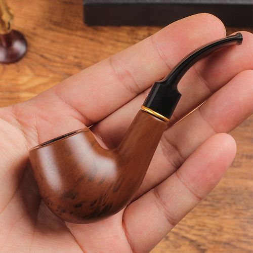 三达过滤小烟斗小号便携男士胶木传统老式旱烟斗烟袋锅带配件套装