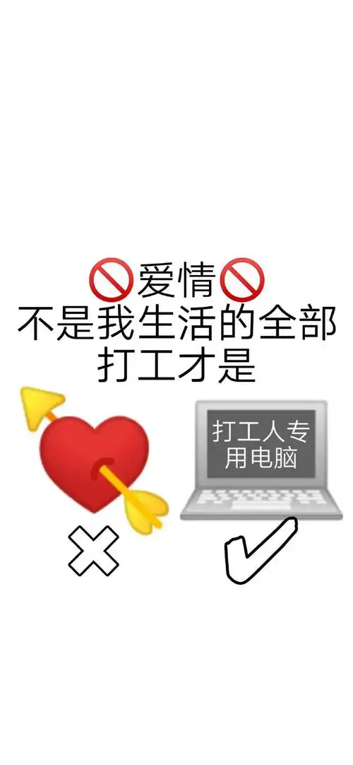 全屏壁纸锁屏 | 打工人表情包壁纸
