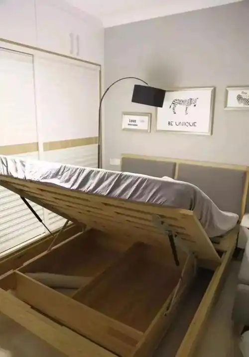 北欧风小户型两房改三房用餐厅做个卧室