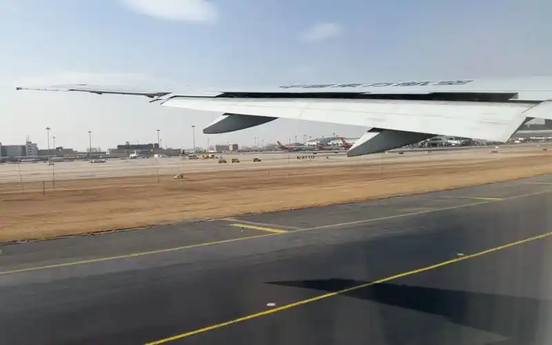 中国东方航空 mu5114 pek-sha b777-300er 北京首都机场36r跑道起飞