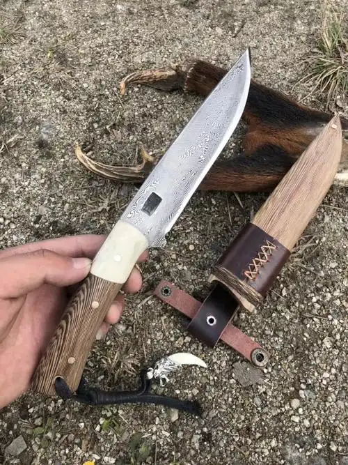 户撒款北欧猎刀鸡刺木款作品展示