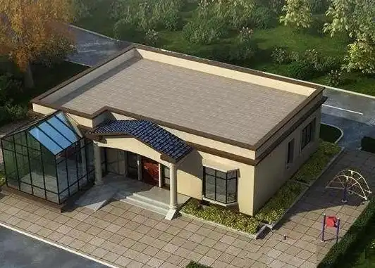 农村一层平房图片大全10万左右造价盖房无压力