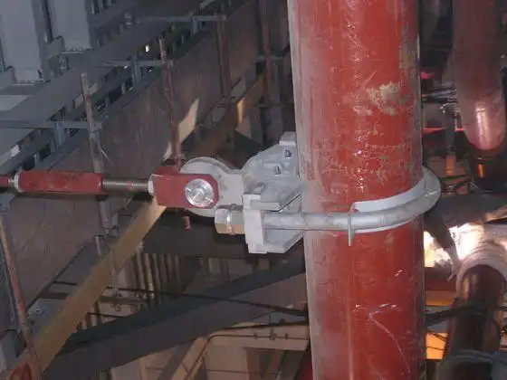 管道支吊架的施工图片