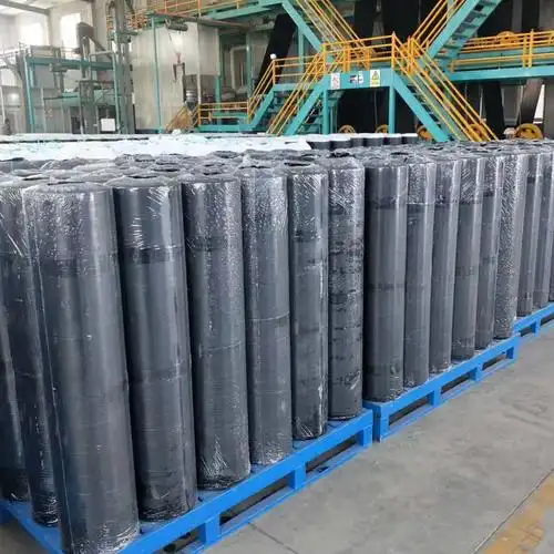sbs防水卷材 聚酯胎3mm 片岩沥青防水材料 火烤改性沥青卷材