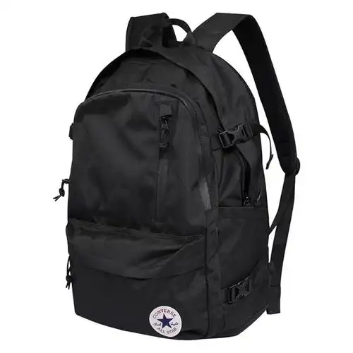 converse匡威专柜正品黑色经典款纯色双肩包运动书包10007784-a01