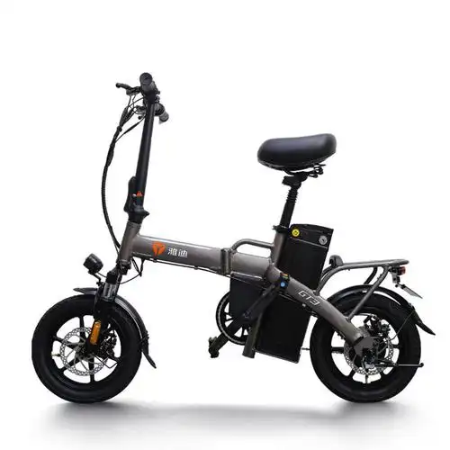 雅迪电动自行车gt3续航锂电池48v可折叠电瓶车轻便型电动自行车