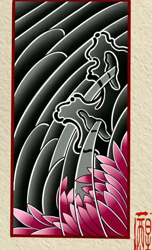 板雾纹身手稿_小红书