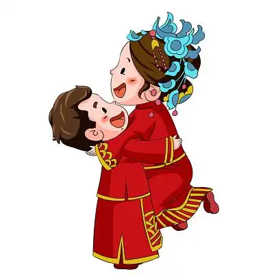 古风水墨新中式水彩中式山水复古手绘卡通插画海报黄褐色复古传统中式