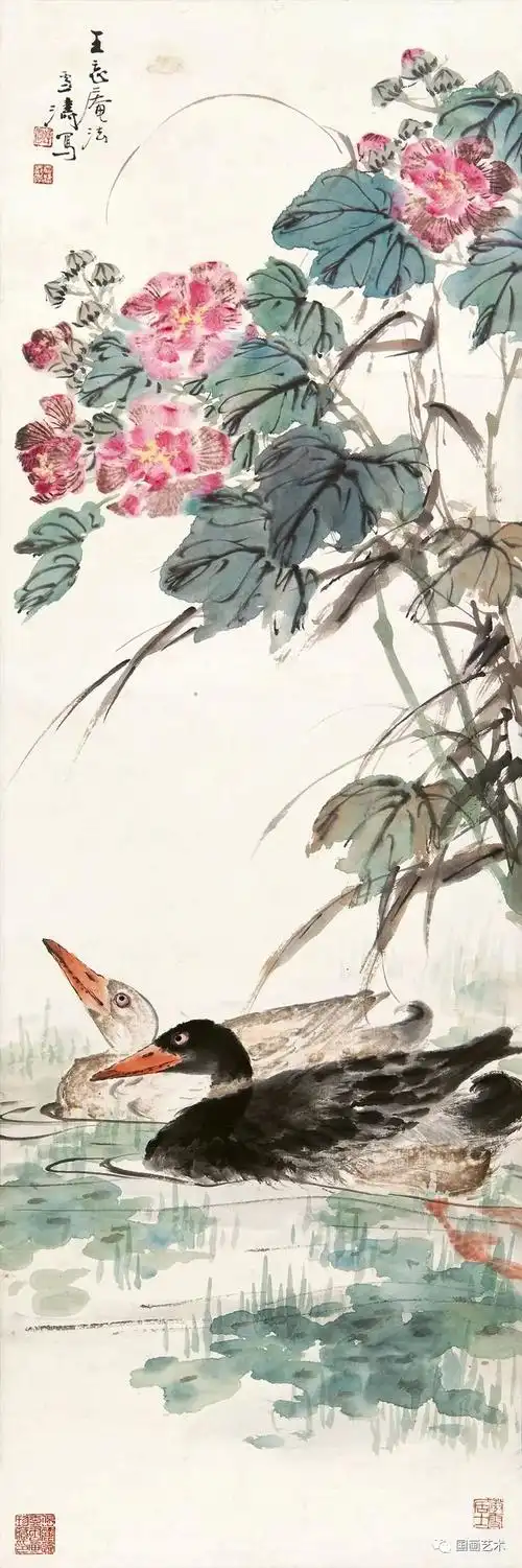 国画技法详解:写意鸭画法