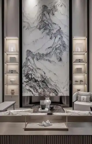 东方水墨大理石演绎最美新中式