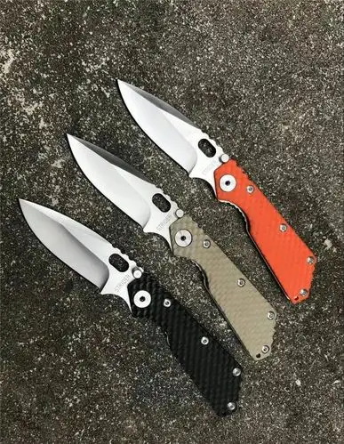 strider坦克钢锁版蜂窝柄折刀