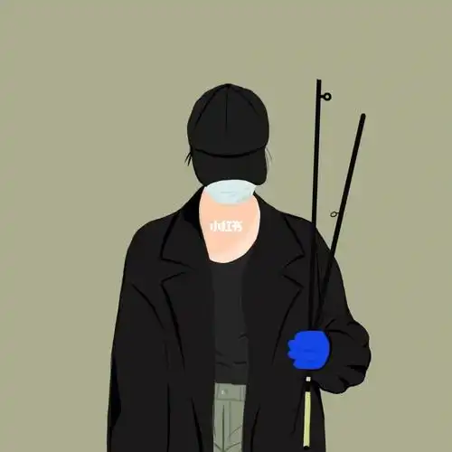 插画头像路亚女孩4